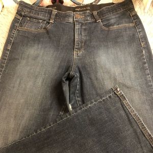 Lee Jeans Size 12 Lee Sinfully Soft Straight Leg Jeans  Women's Blue Denim